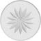 Ekena Millwork Standard Grayson Flower Rosette With Beveled Edge, 8"W x 8"H x 3/4"P ROSP080X080X075GRY10 - alternate 3